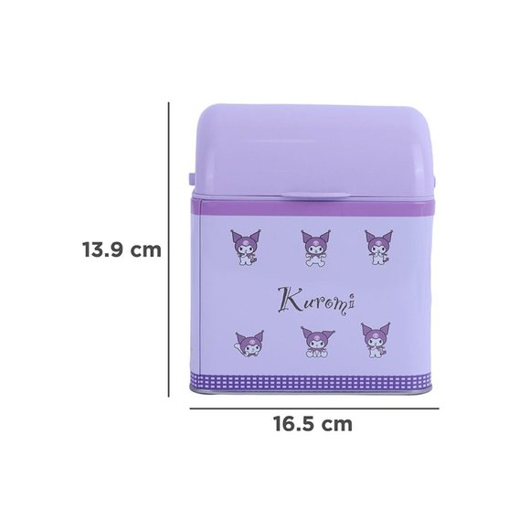 Sanrio Kuromi Mini Desktop Trash can - Picture 7 of 9